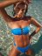 Chic Celebrity Bikiny Set - Barva: Turchese, Horní díl: S, Spodní díl: S, Tkanina: SHINY